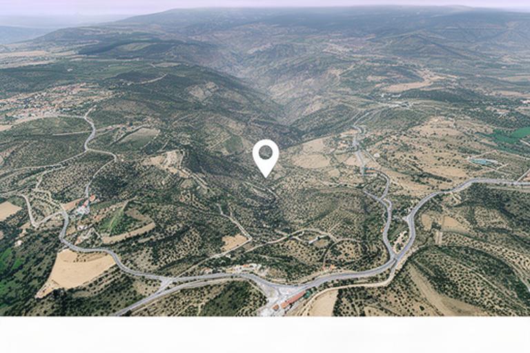 Mapa de referencia de la oficina de producción en el entorno del Valle del Tejadilla de Segovia